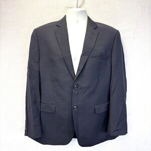 Lauren Ralph Lauren Blazer Mens 40S Slim Fit Navy Blue Wool Two Button Coat